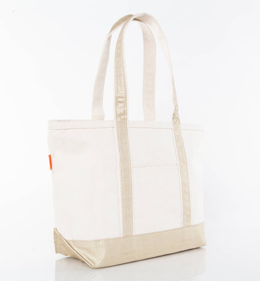 The Metallic Keepsake Tote