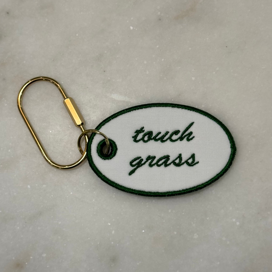 Touch Grass Bag Tag