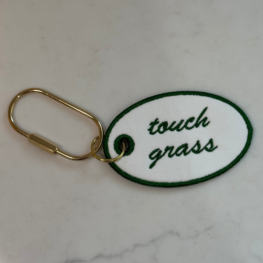 Touch Grass Bag Tag