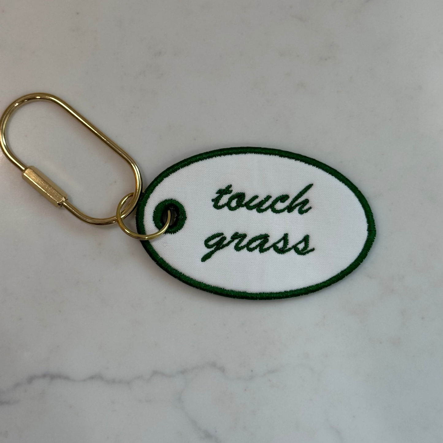 Touch Grass Bag Tag