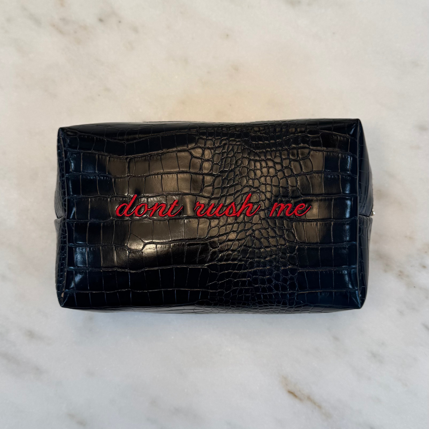 Croc Chic Cosmetic & Travel Organizer Pouch