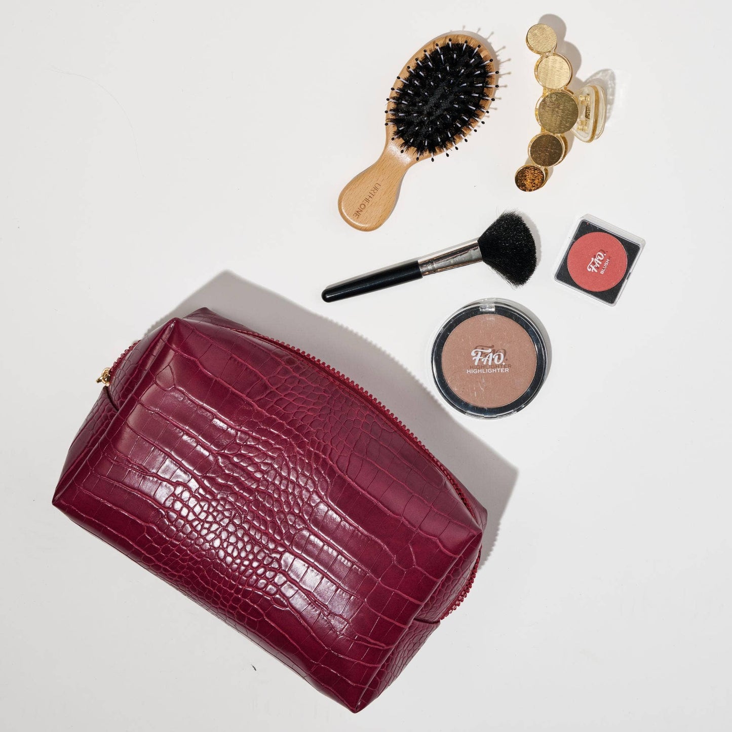 Croc Chic Cosmetic & Travel Organizer Pouch